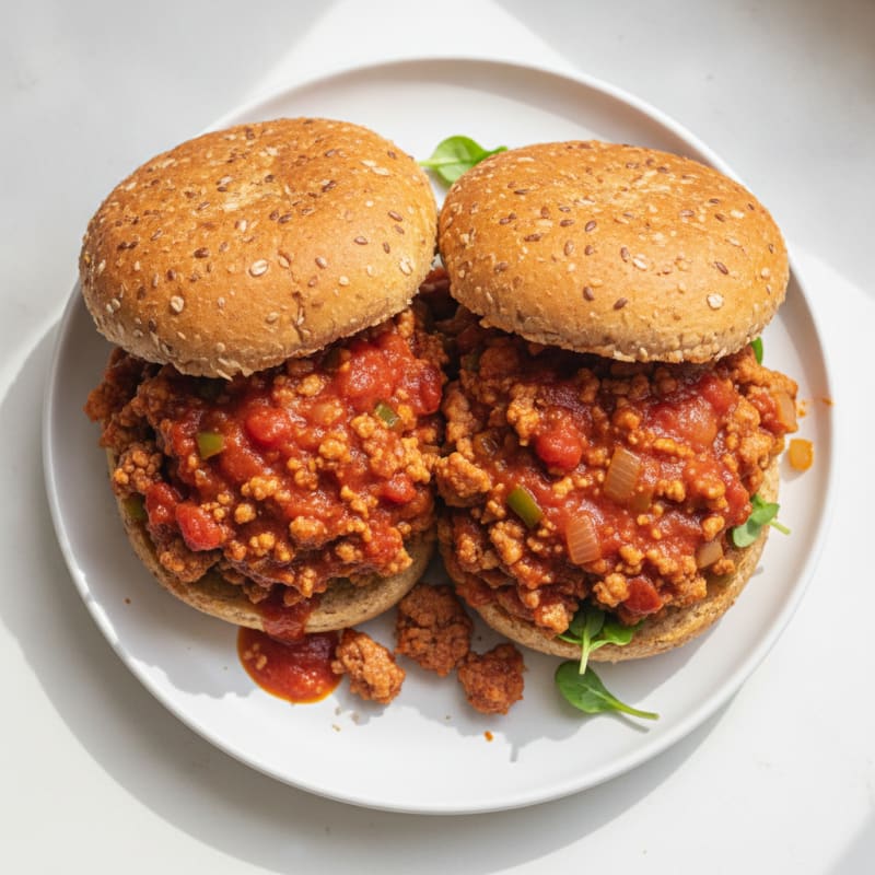 Ground Pork Sloppy Joe Sandwiches