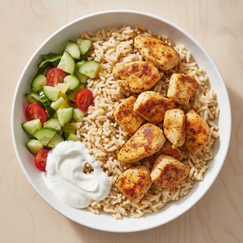 Chicken Shawarma Rice Bowl