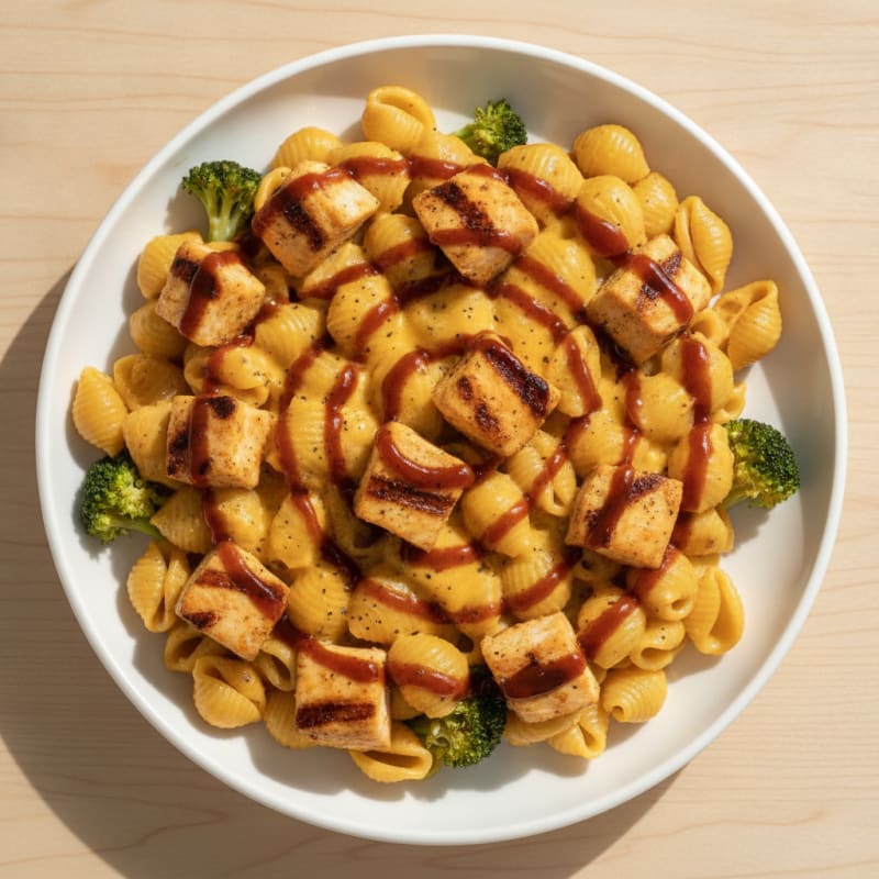 BBQ Chicken Macaroni and Cheese