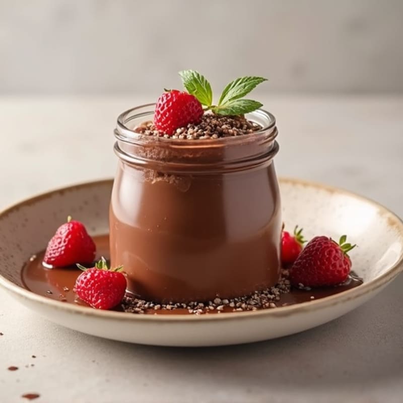 Silky Chocolate Protein Pudding