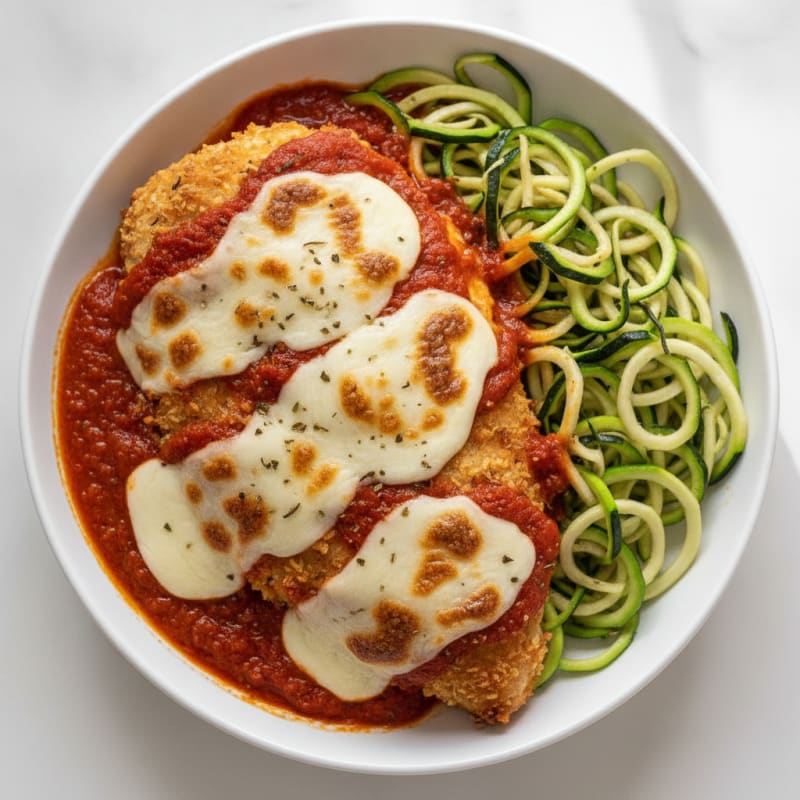 Baked Chicken Parmesan with Marinara