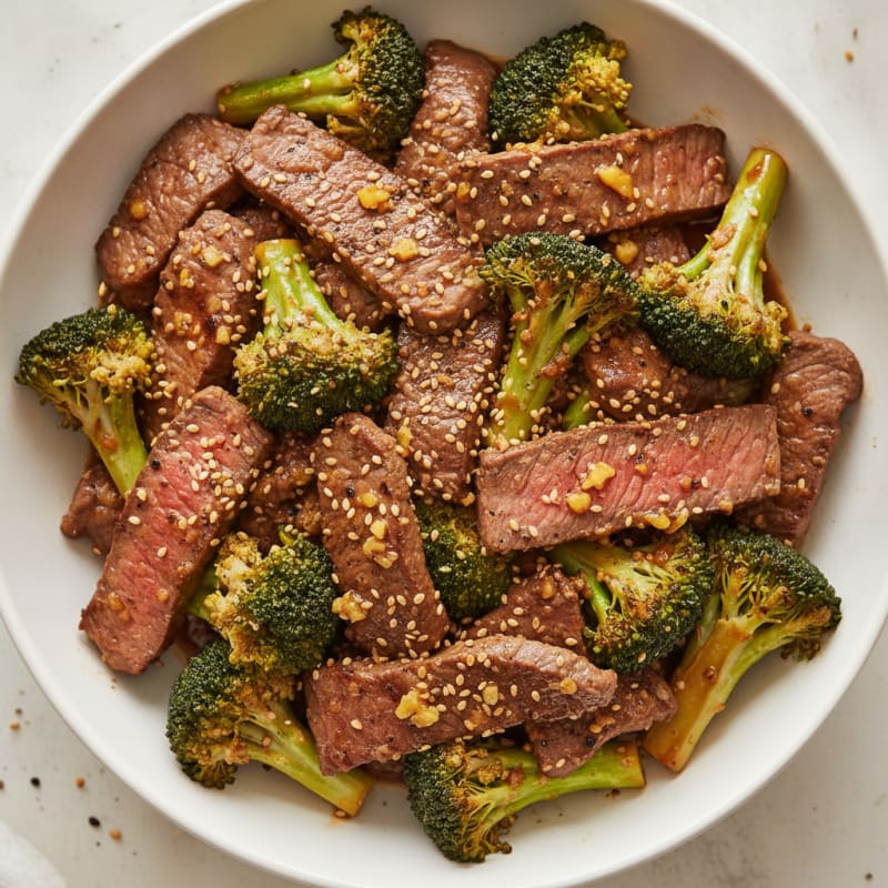 Sesame Beef and Broccoli Stir-Fry