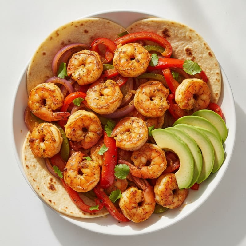 Sheet Pan Chili-Lime Shrimp Fajitas