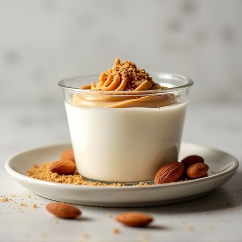 Silky Greek Yogurt Protein Pudding with Almond Butter