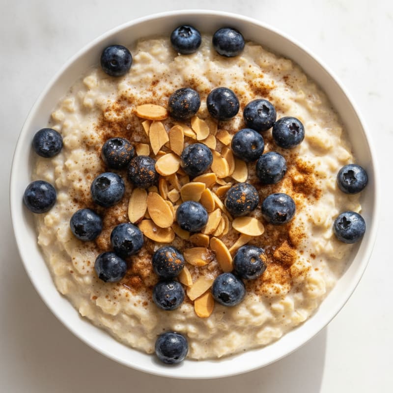 Blueberry Almond Power Oatmeal