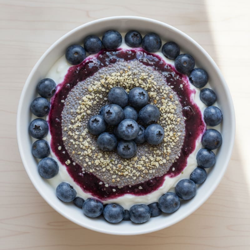 Blueberry Chia Seed Pudding