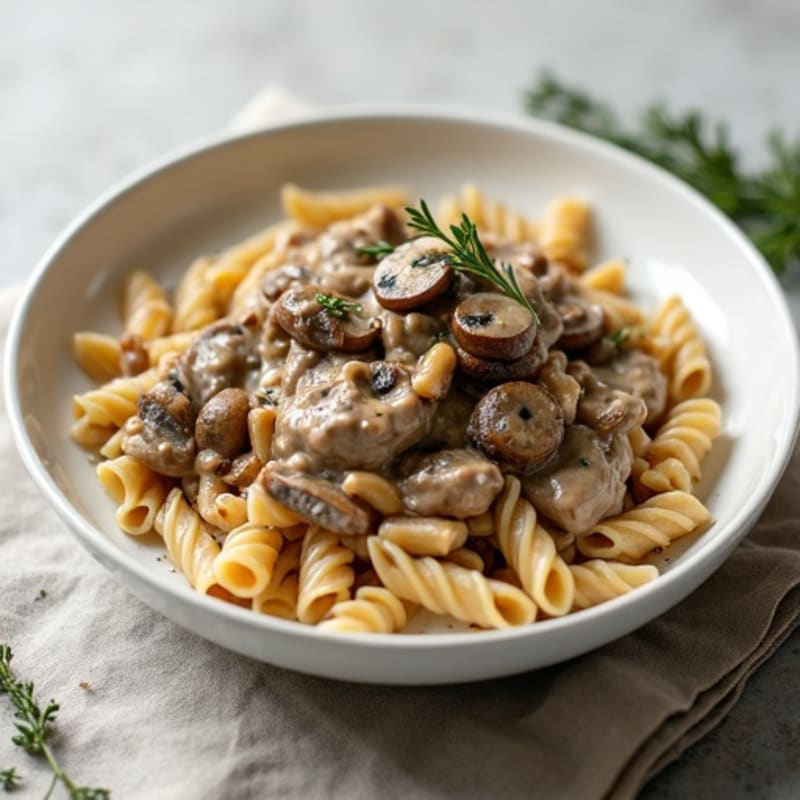 Lean Beef Creamy Mushroom Stroganoff