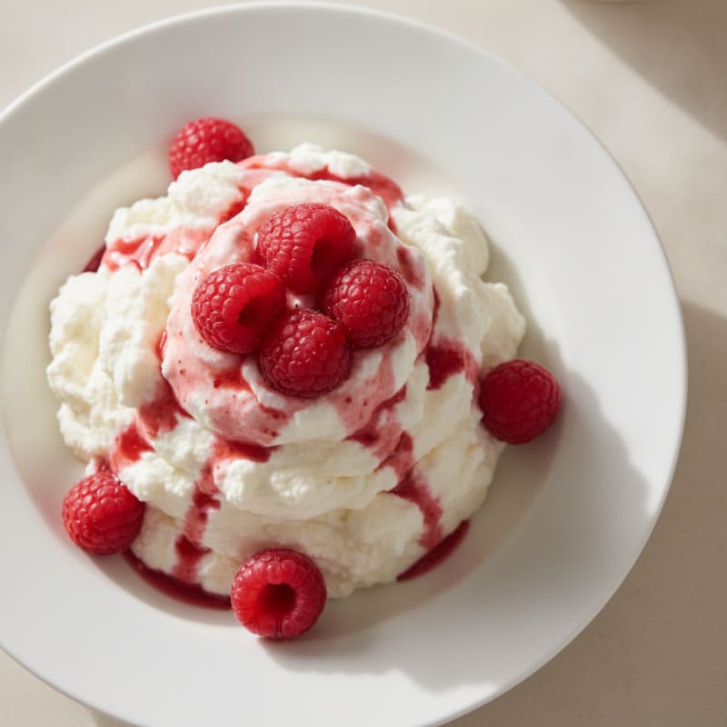 Silky Greek Yogurt Protein Mousse with Berries