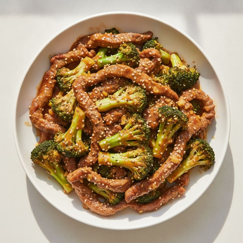 Sesame Beef and Broccoli Stir-Fry