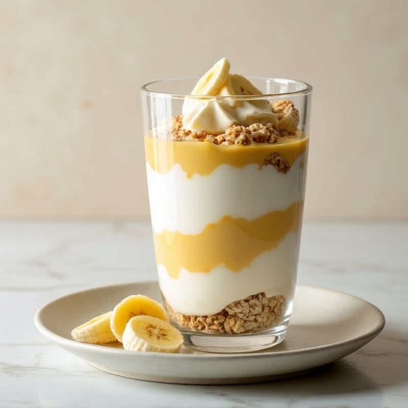 High-Protein Banana Oat Yogurt Parfait