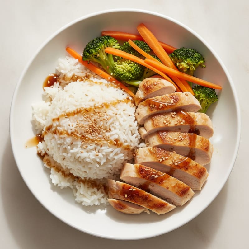 Fluffy White Rice with Toasted Sesame