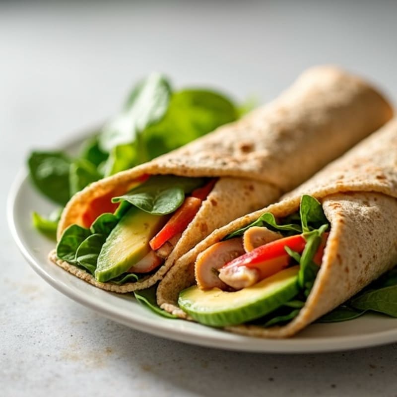 Fresh Turkey Avocado Wrap