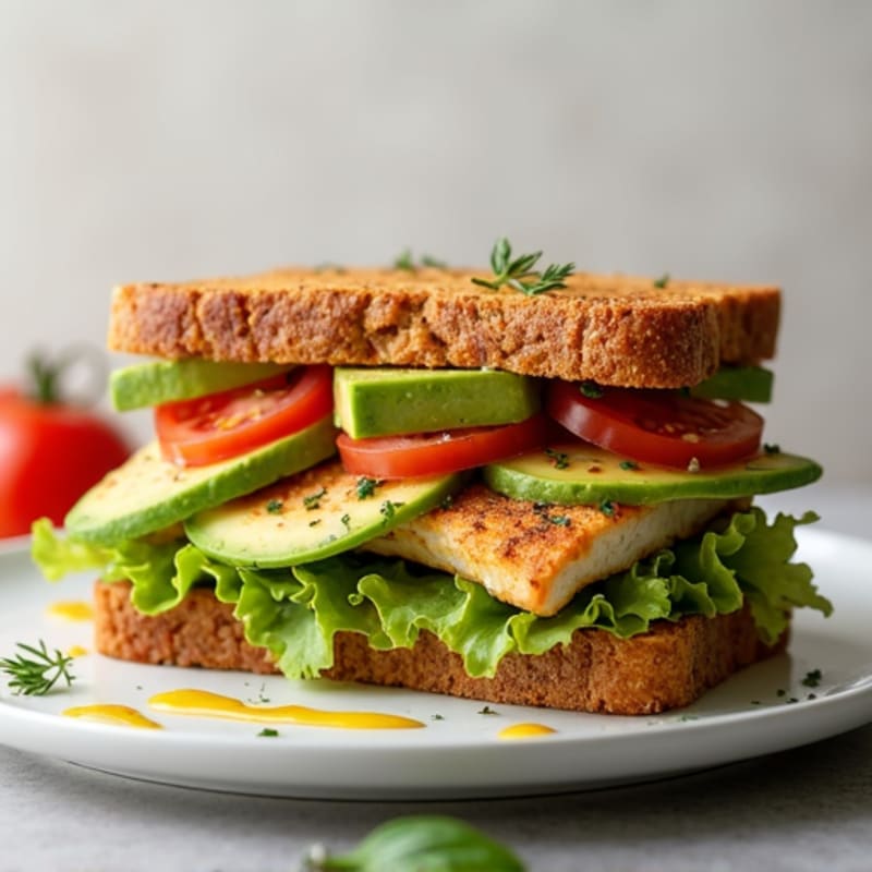 Herb-Grilled Chicken Avocado Club