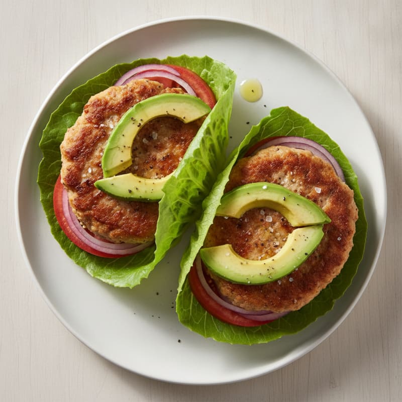 Juicy Turkey Burger with Avocado