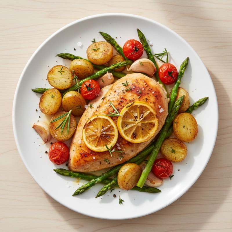 Zesty Lemon-Herb Roasted Chicken