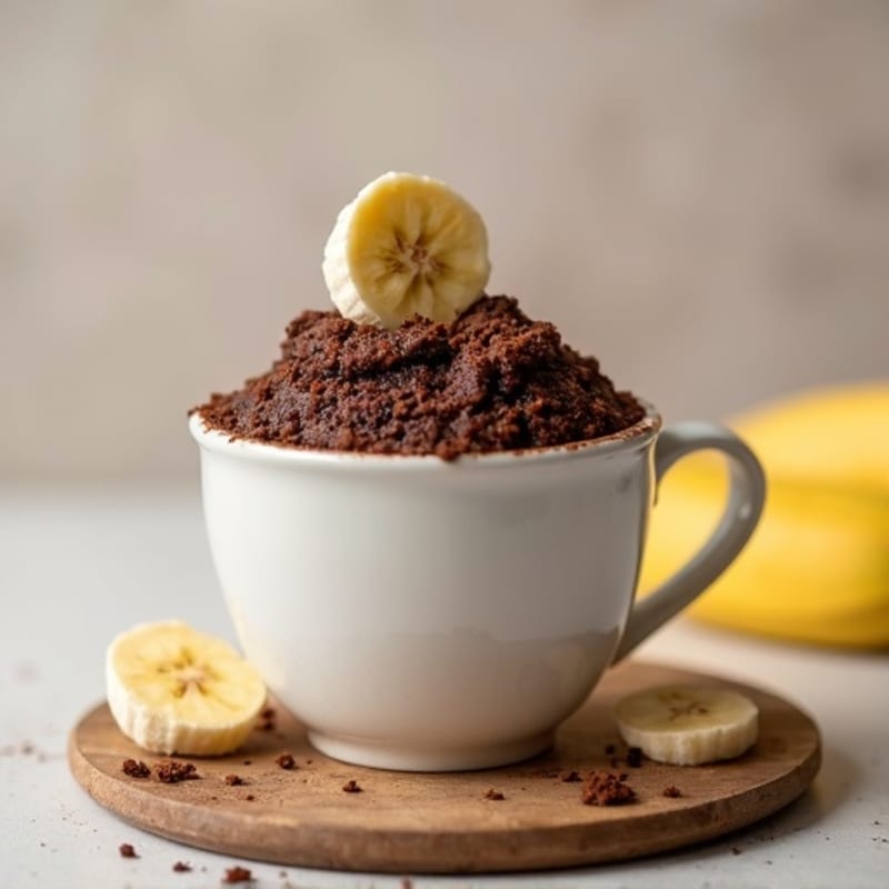 Healthy Chocolate Protein Mug Cake