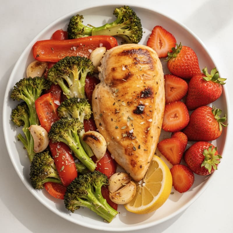 Lemon Herb Chicken with Roasted Vegetables
