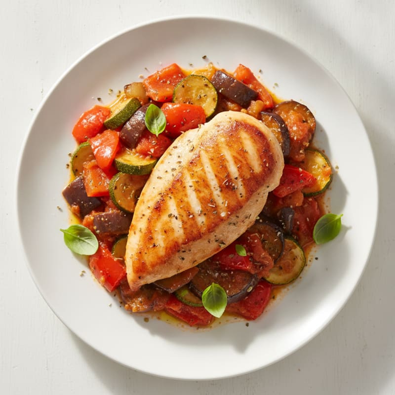Roasted Vegetable Ratatouille with Herbs