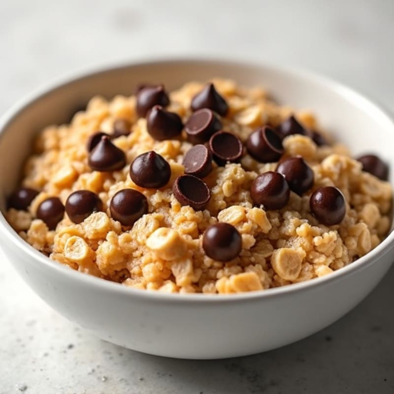 Chewy Chocolate Chip Protein Baked Oats