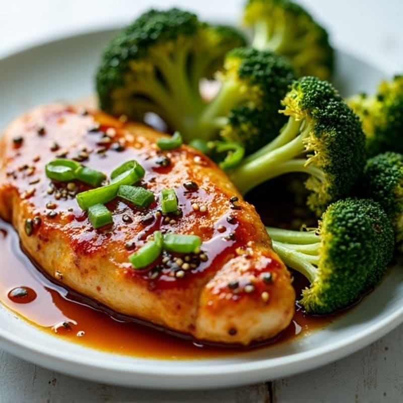 Sheet Pan Teriyaki Chicken with Roasted Broccoli