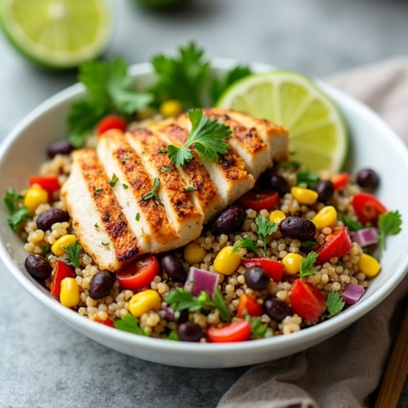 Zesty Lime Quinoa Black Bean Bowl