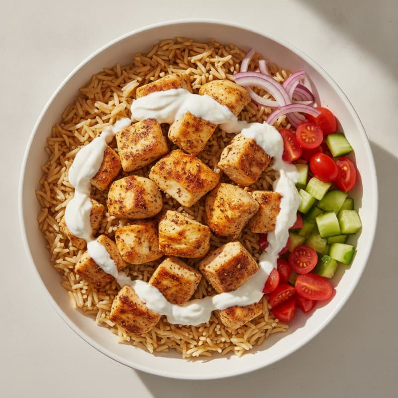 Chicken Shawarma Rice Bowl