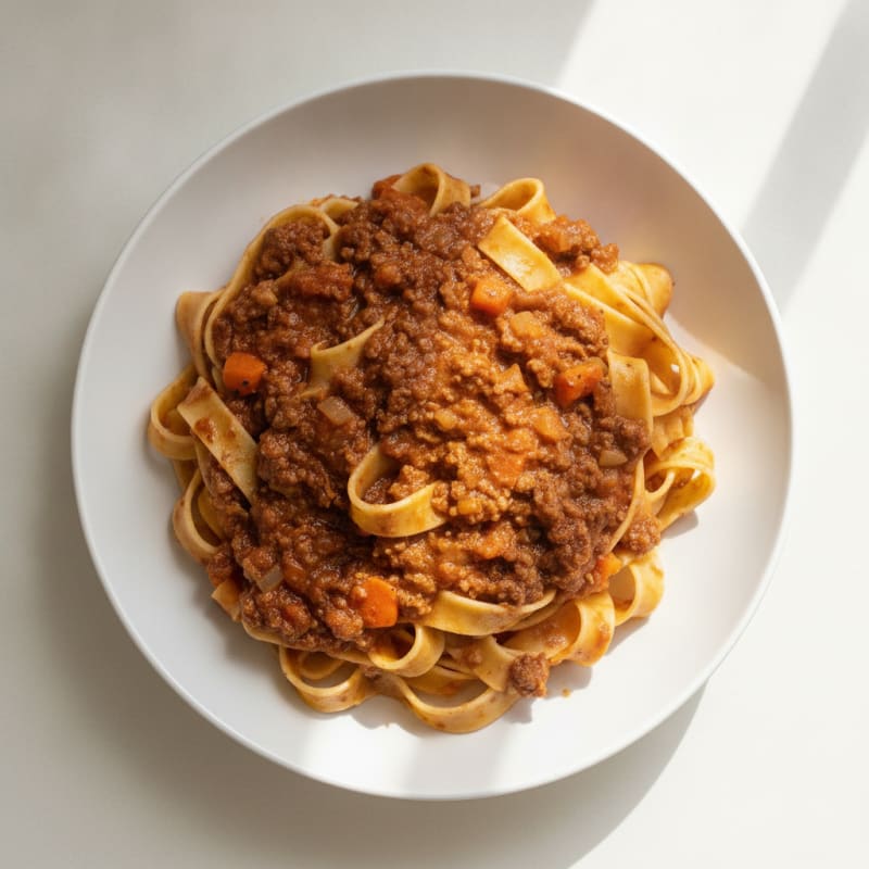 Hearty Beef Bolognese with Pappardelle