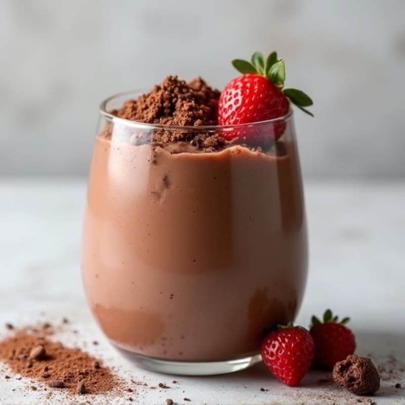 Silky Chocolate Protein Pudding