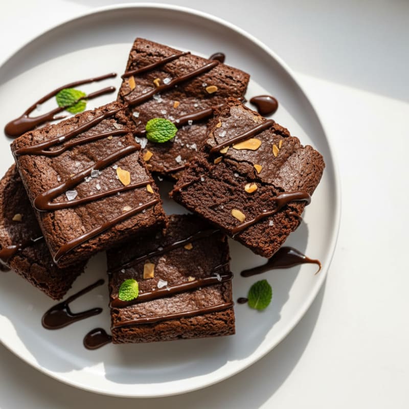 Fudgy Chocolate Brownie Squares