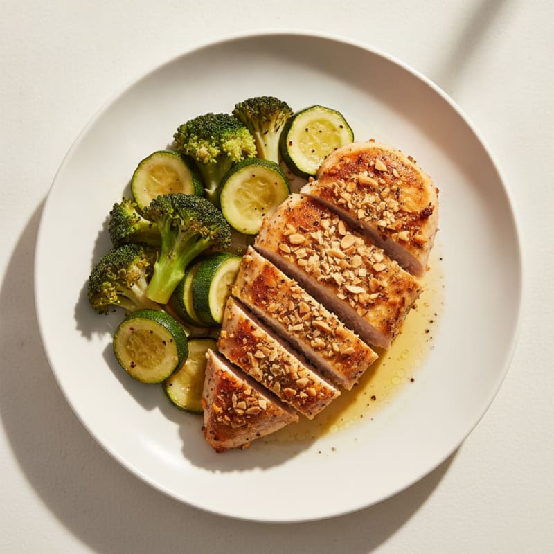 Herb-Crusted Chicken with Roasted Vegetables