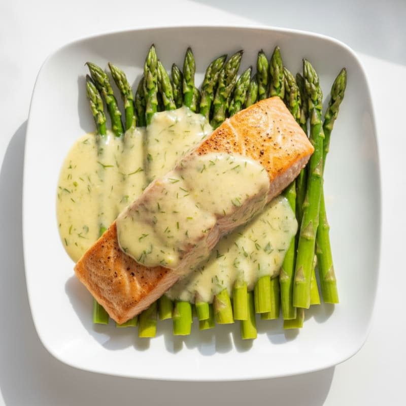 Pan-Seared Salmon with Lemon-Dill Sauce