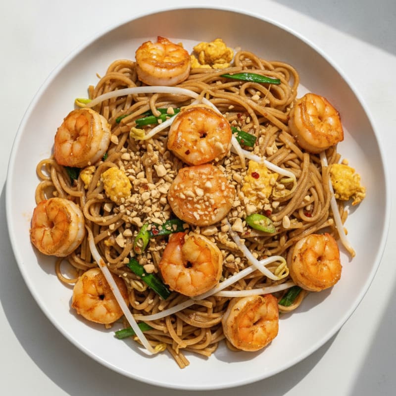 Shrimp Pad Thai Noodles