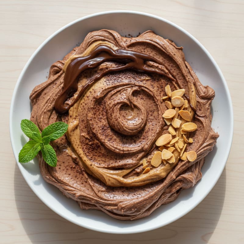 Greek Yogurt Protein Mousse with Almond Butter