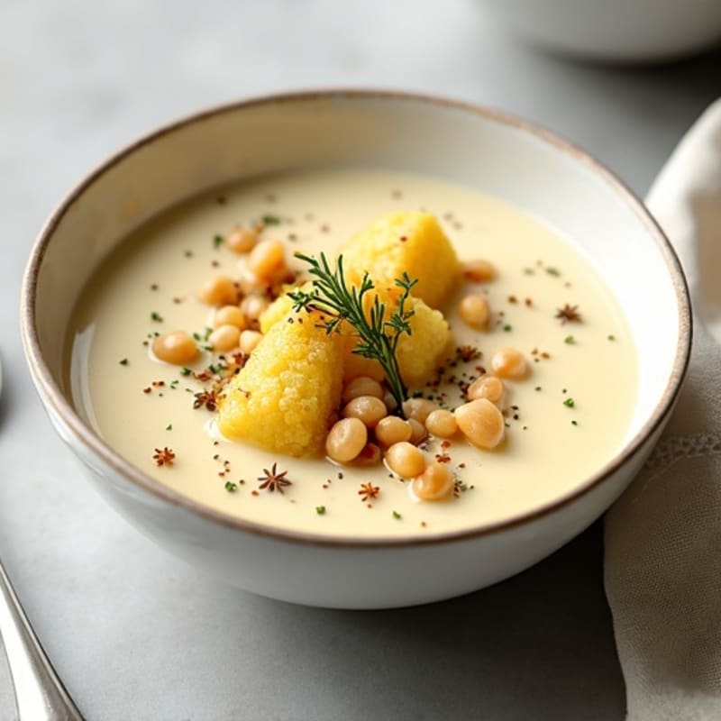 Creamy Roasted Cauliflower Potato Soup