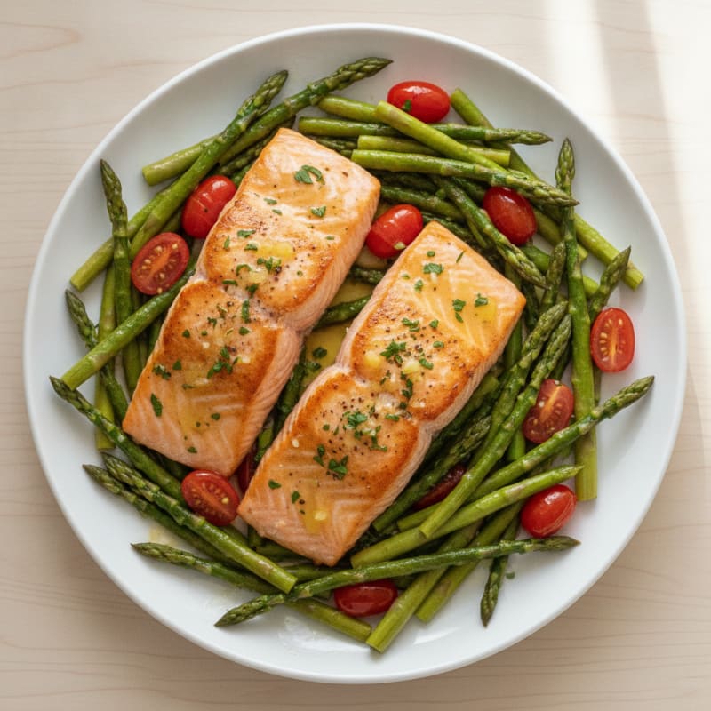 Sheet Pan Lemon Herb Salmon