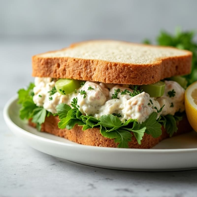 Creamy Herb Chicken Salad Sandwich