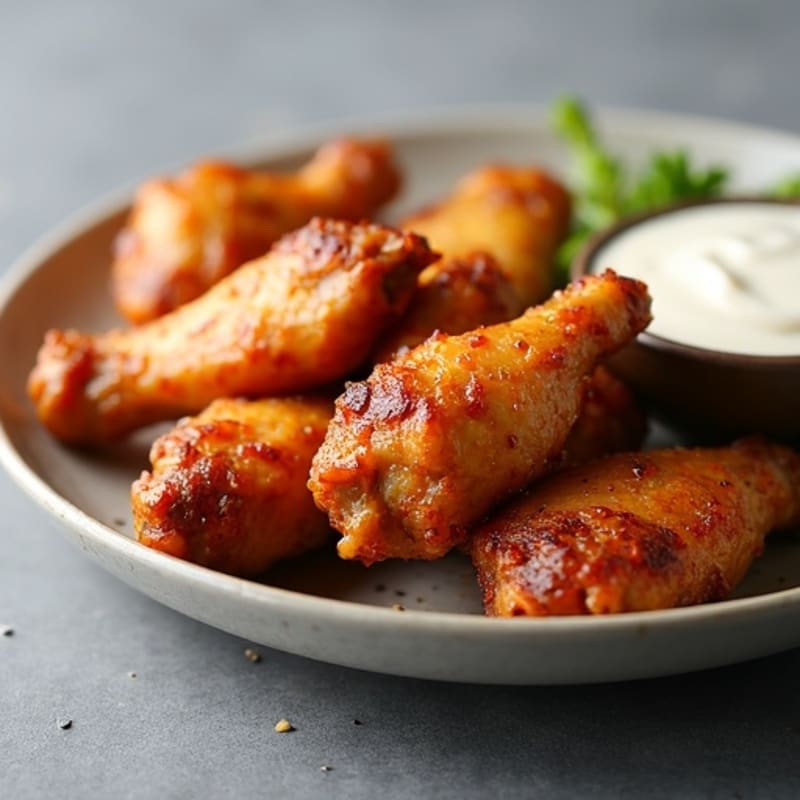Crispy Honey Glazed Chicken Wings