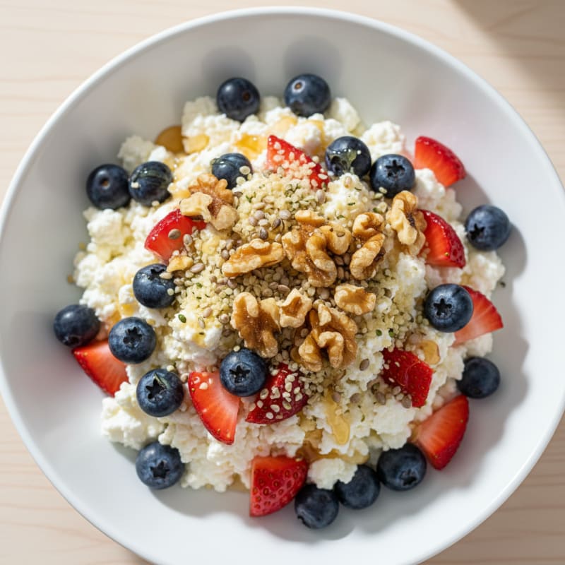 Cottage Cheese Berry Protein Parfait