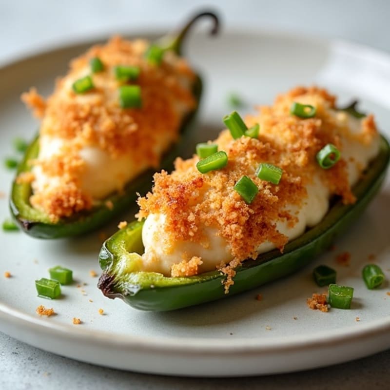 Crispy Baked Chicken Stuffed Jalapeños