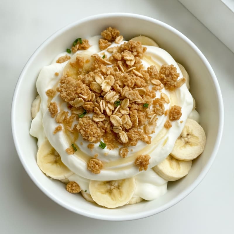 Protein Banana Cheesecake Parfait