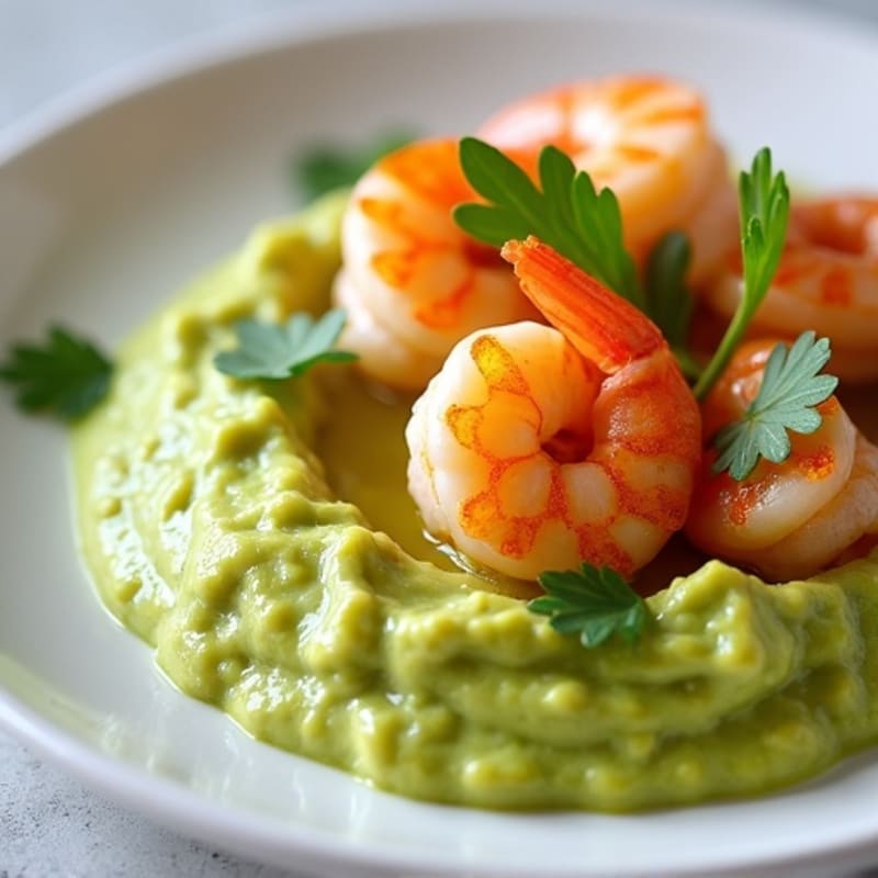 Lime-Marinated Shrimp with Creamy Avocado