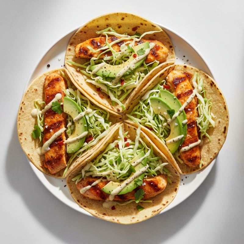 Smoky Chipotle-Lime Chicken Tacos