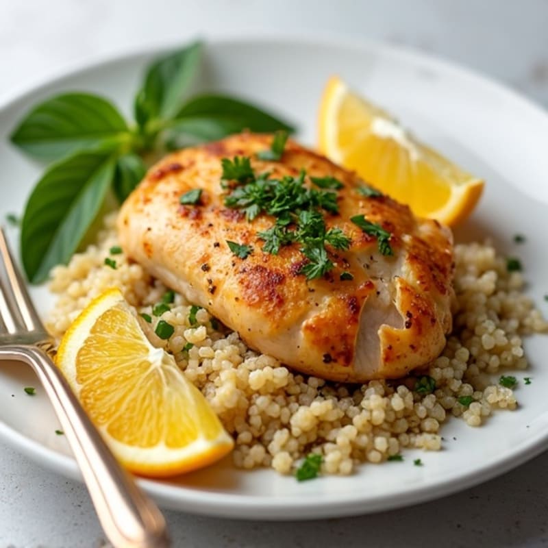 Citrus-Garlic Pulled Chicken with Fresh Herbs
