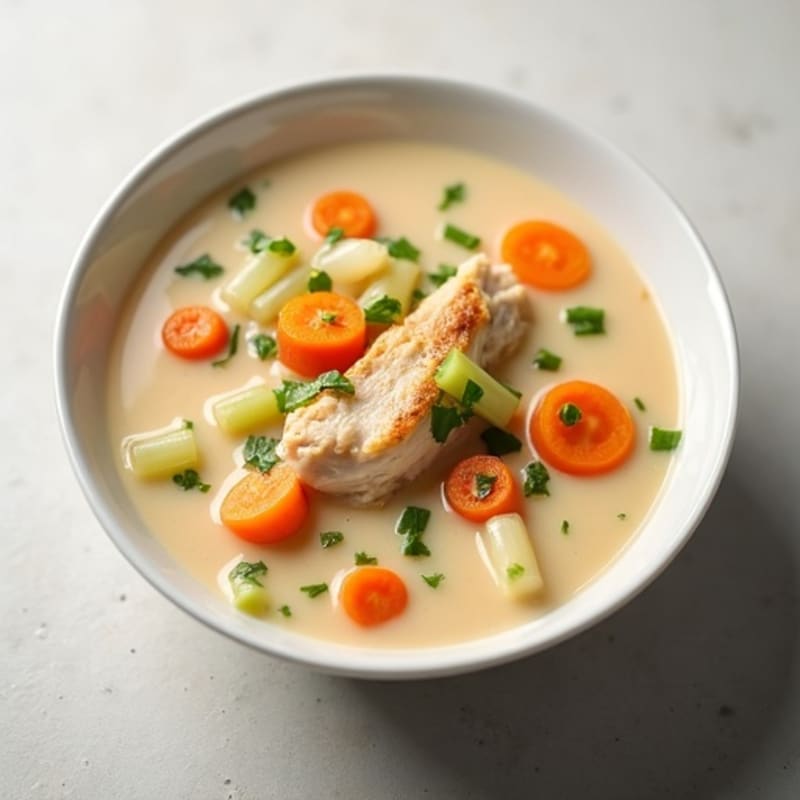 Creamy Chicken and Vegetable Soup