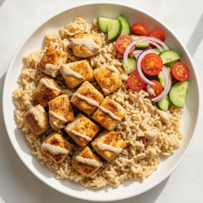 Chicken Shawarma Rice Bowl