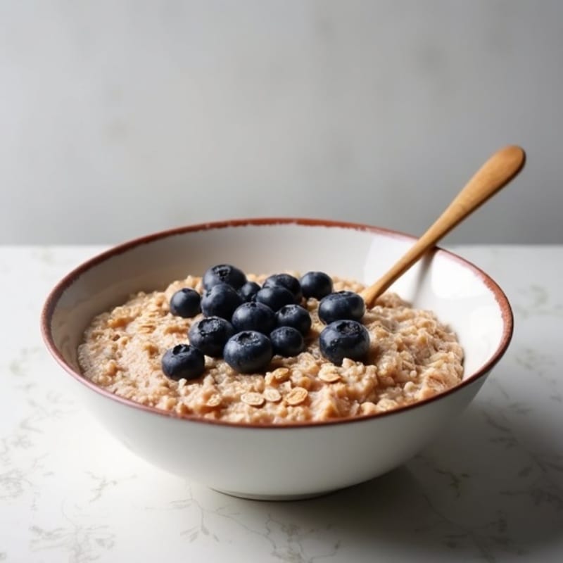 Creamy Tofu Berry Oatmeal