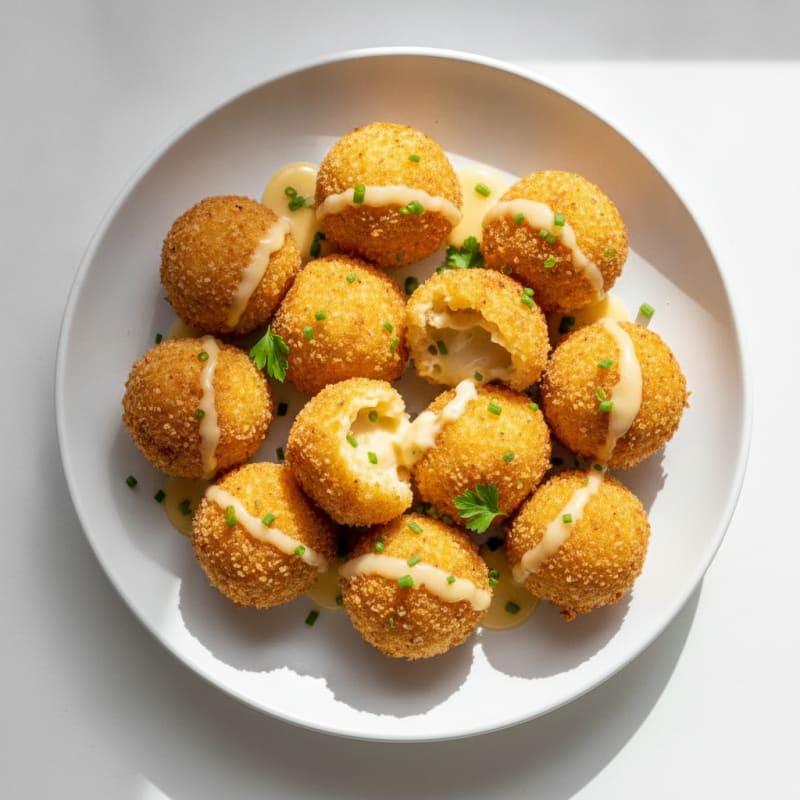 Golden Mac & Cheese Balls