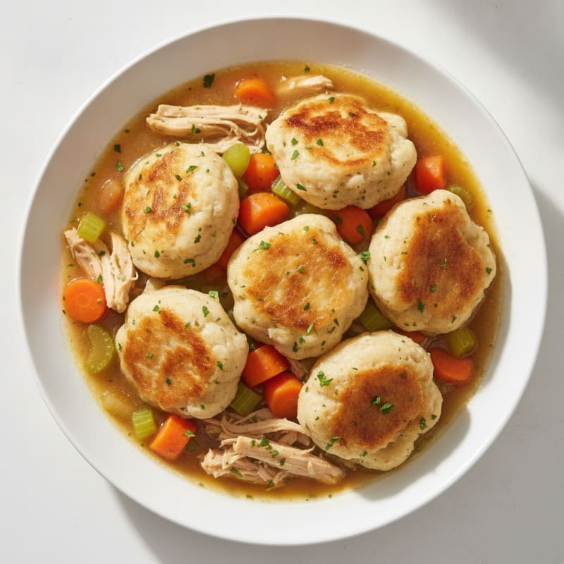 Homestyle Chicken and Herb Dumplings