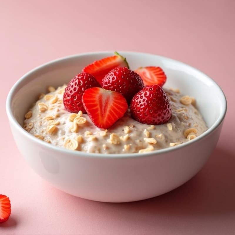 Creamy Strawberry Overnight Oats