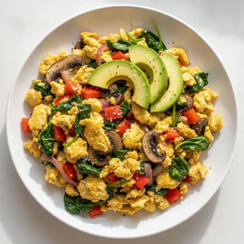 Garden Vegetable Egg Scramble